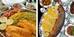 تزیین سبزی پلو با ماهی + ایده های تزیین سبزی پلو مجلسی
