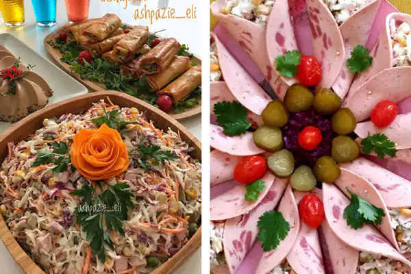 سالاد اندونزی برای ۲۰ نفر تزیین سالاد اندونزی ساده طرز تهیه ی سالاد اندونزی برای مهمانی تزیین سالاد اندونزی با کشمش سالاد اندونزی با کاهو