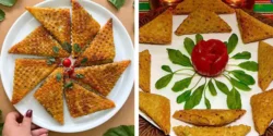 تزیین سمبوسه + تزیین سمبوسه ساده و شیک در ظرف