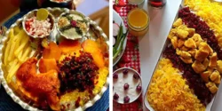 تزیین زرشک پلو با مرغ ساده + ایده جدید برای تزیین زرشک پلو