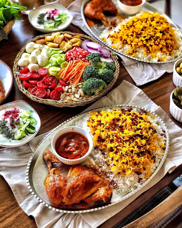 عکس تزیین زرشک پلو