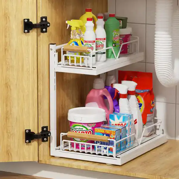 چیدمان کابینت زیر سینک