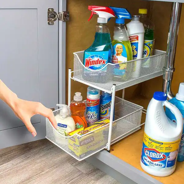 چیدمان کابینت زیر سینک