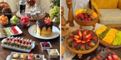 چیدمان میز عصرانه + ایده تزیین میز عصرانه شیک و ساده