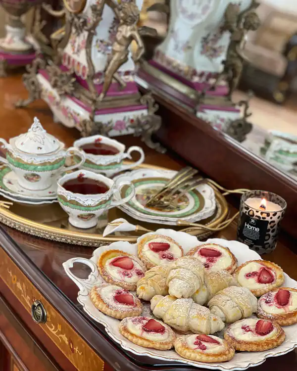 چیدمان میز عصرانه
