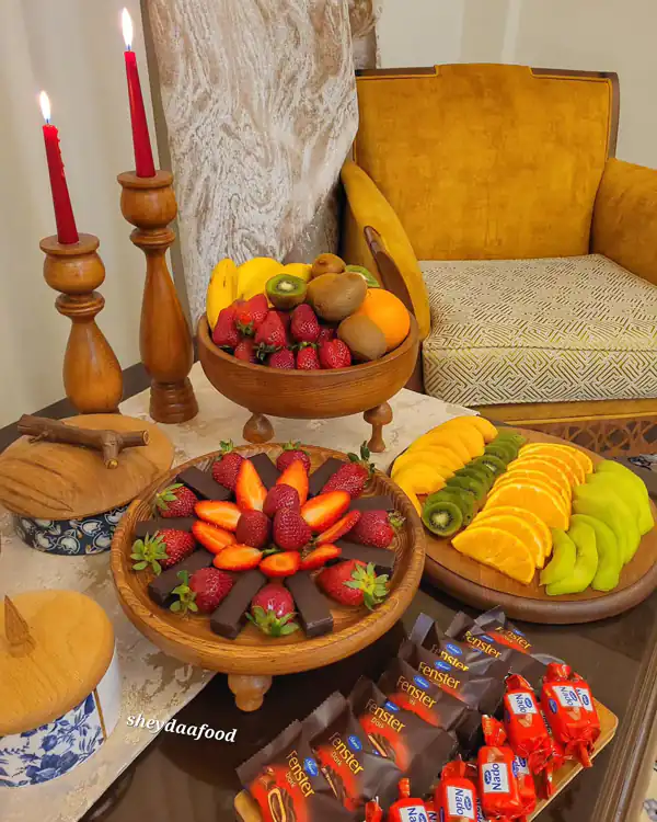 چیدمان میز عصرانه