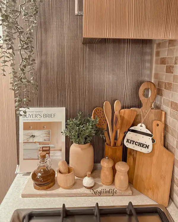 چیدمان روی کابینت عروس