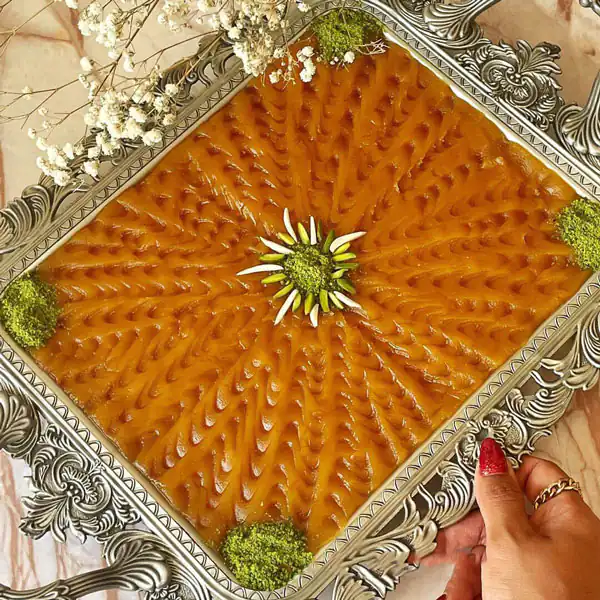 ایده تزیین حلوا