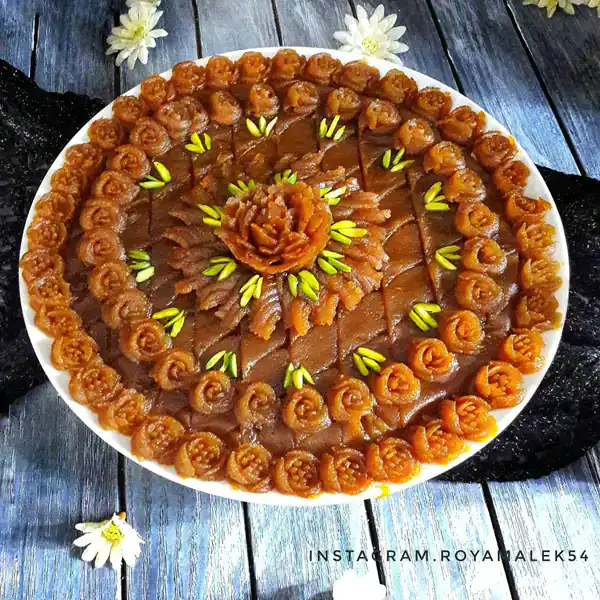 ایده تزیین حلوا