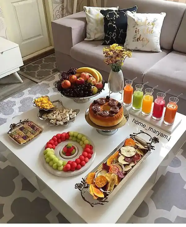 میز عصرانه دورهمی