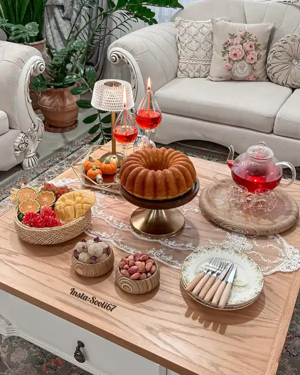 میز عصرانه دورهمی