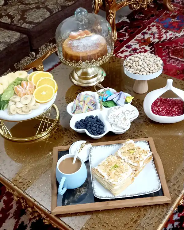 میز عصرانه دورهمی