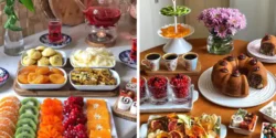 میز عصرانه مهمانی + ایده های میز عصرانه پاییزی و زمستانی