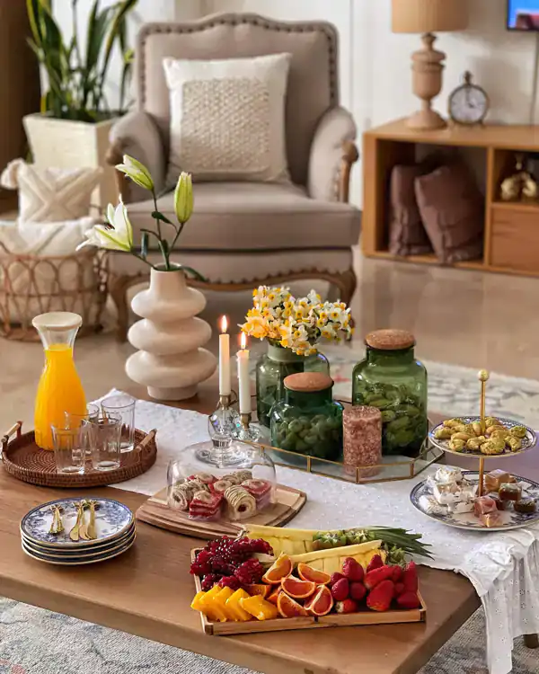 میز عصرانه پذیرایی