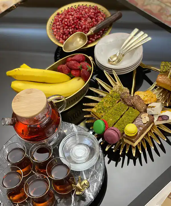 میز عصرانه پذیرایی
