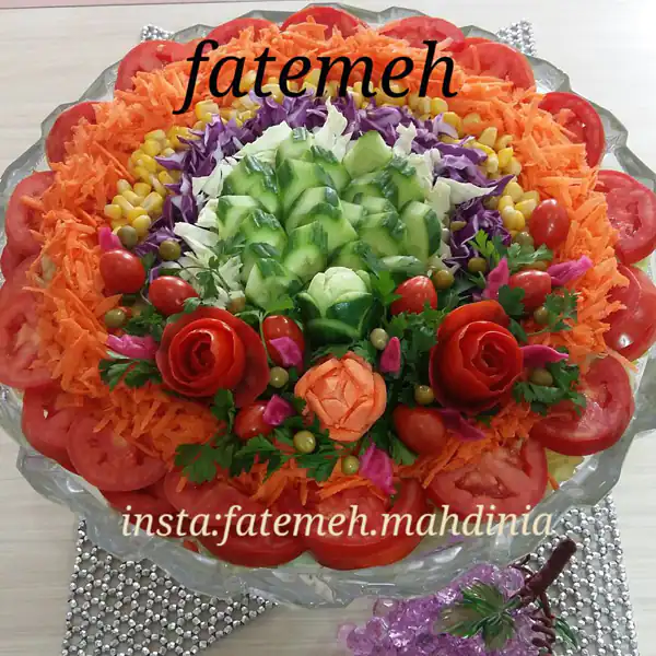 سفره آرایی سالاد