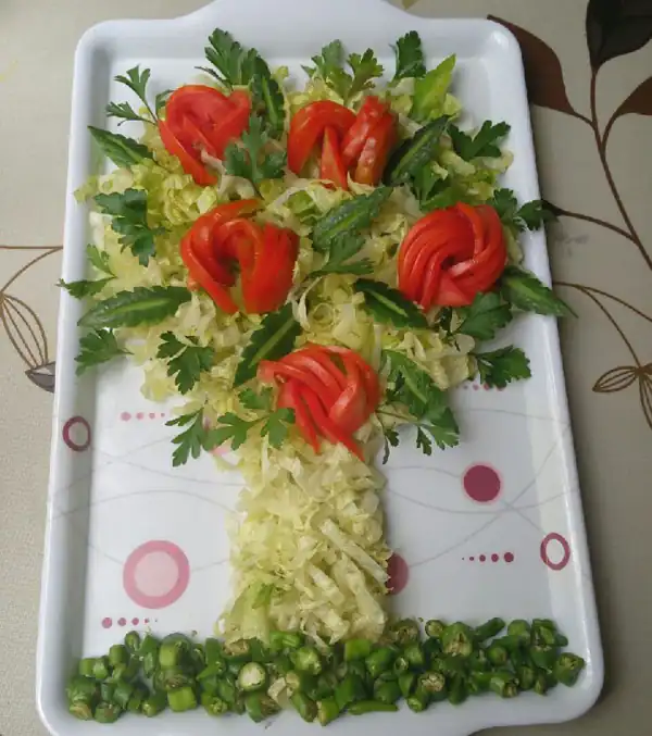 سفره آرایی سالاد