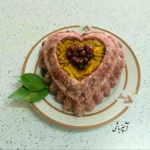 تزیین آلبالو پلو جدید