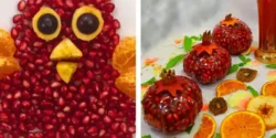 تزیین انار + ایده های شیک و جذاب برای تزیین انار شب یلدا