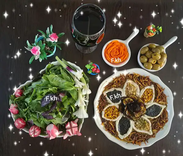 تزیین کشک بادمجان جدید