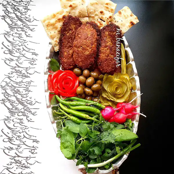 تزیین کتلت