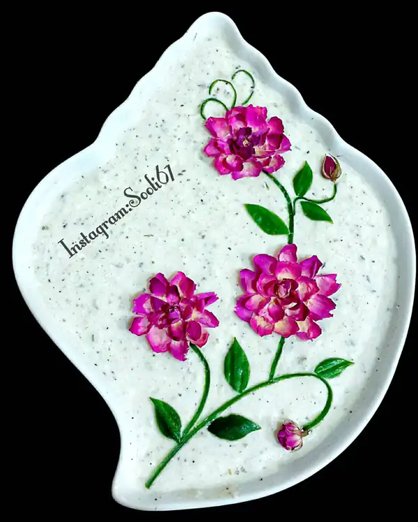 تزیین ماست مجلسی