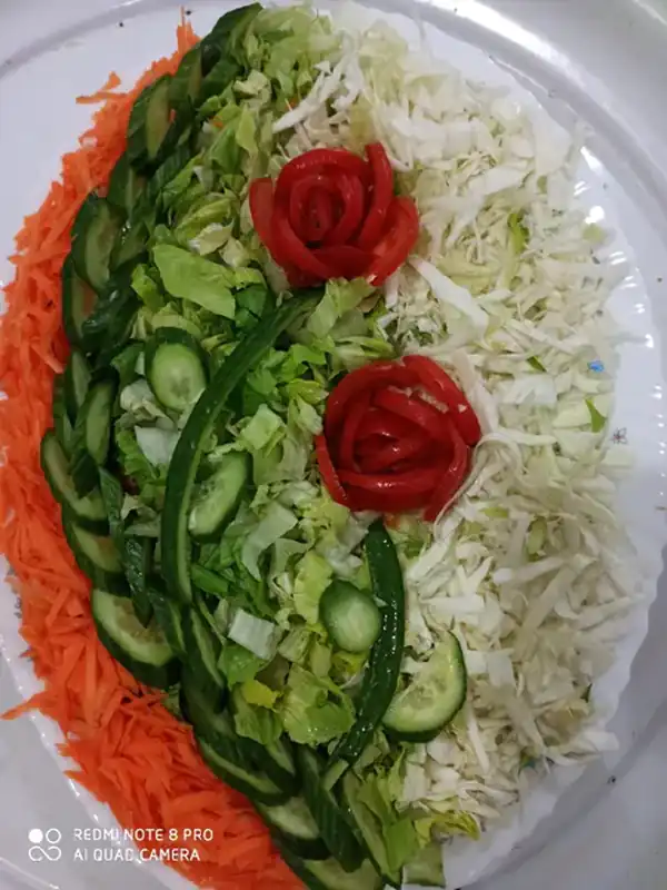 تزیین سالاد کاهو جدید