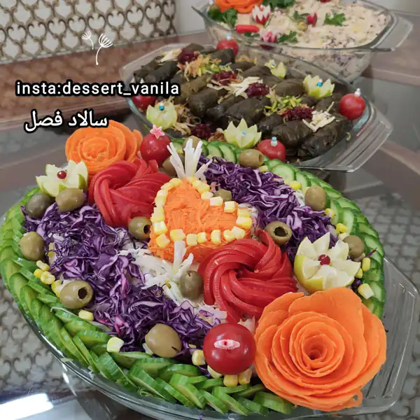 تزیین سالاد کاهو جدید
