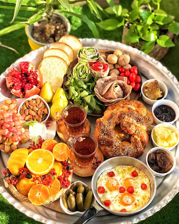 تزیین صبحانه عروس