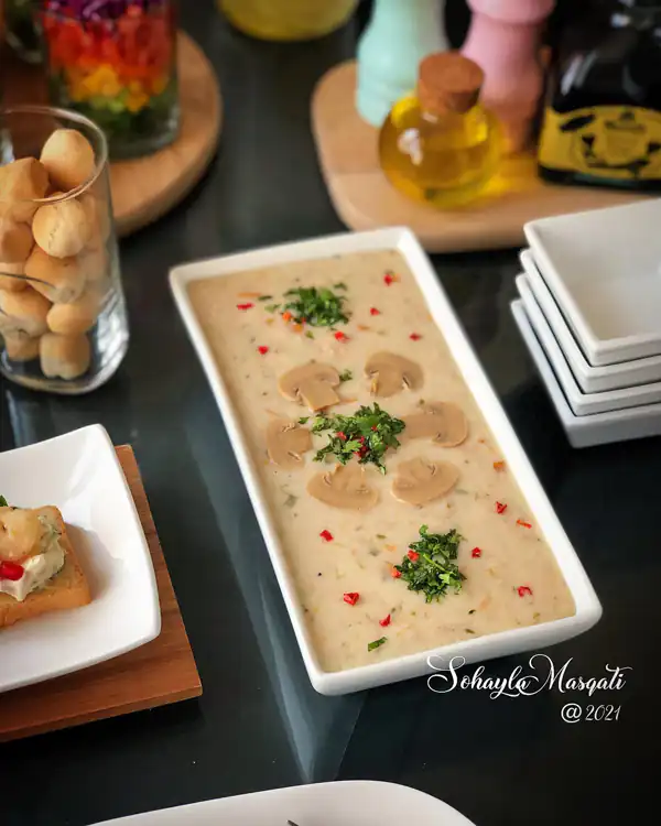 تزیین سوپ برای مهمانی