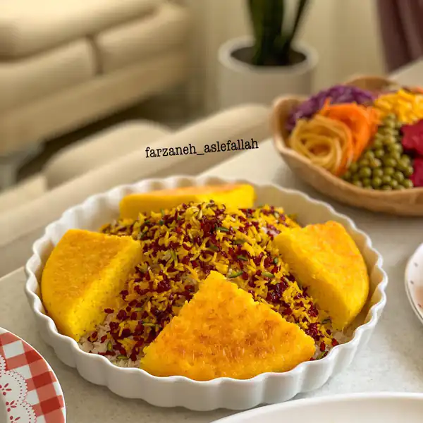تزیین زرشک پلو برای مهمانی