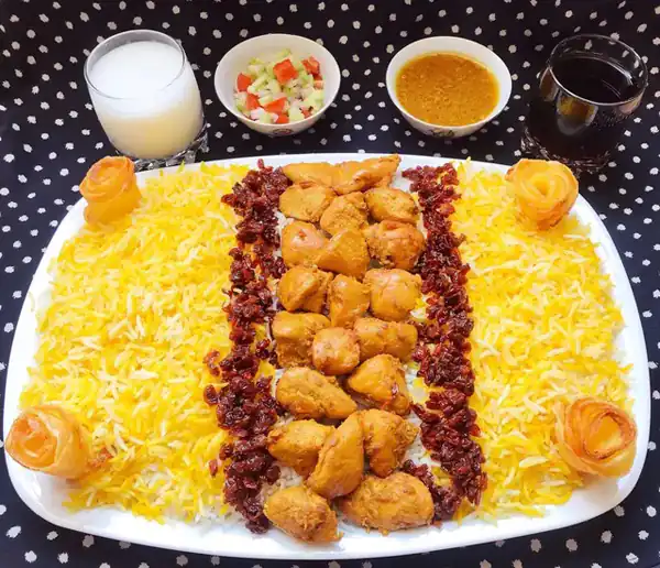 تزیین زرشک پلو برای مهمانی