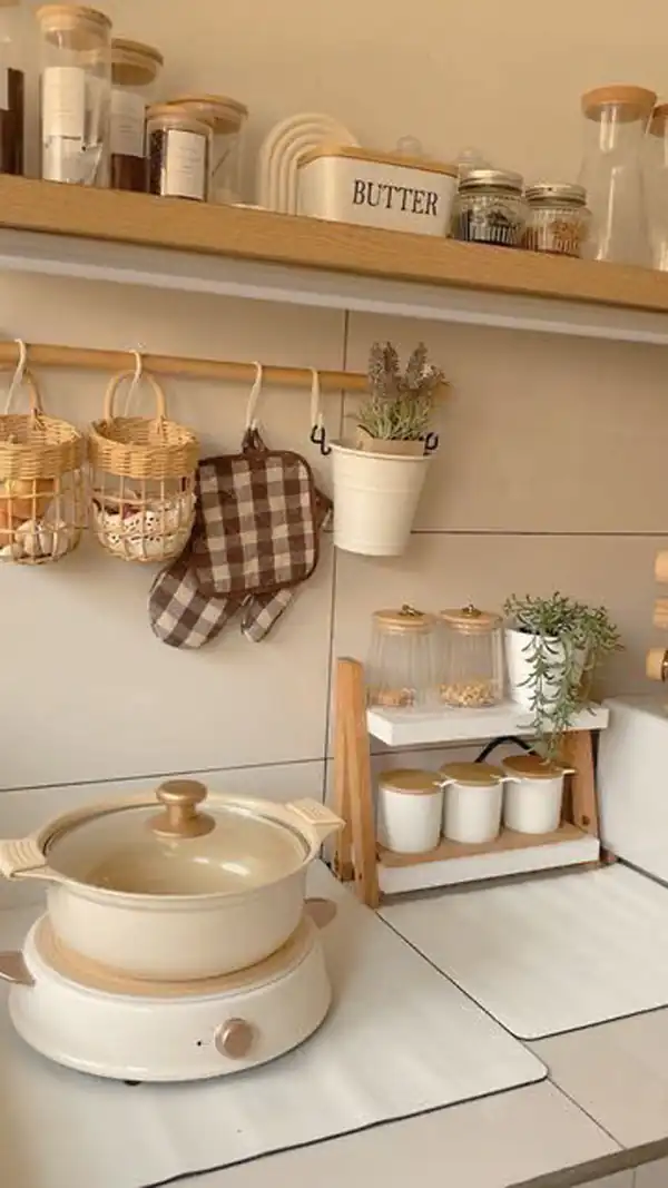 انواع چیدمان روی کابینت