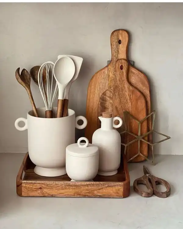 انواع چیدمان روی کابینت