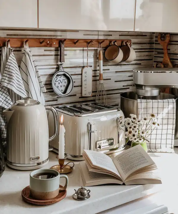 انواع چیدمان روی کابینت
