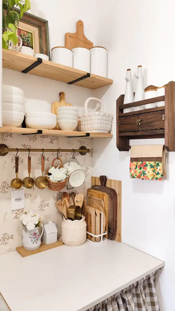 انواع چیدمان روی کابینت
