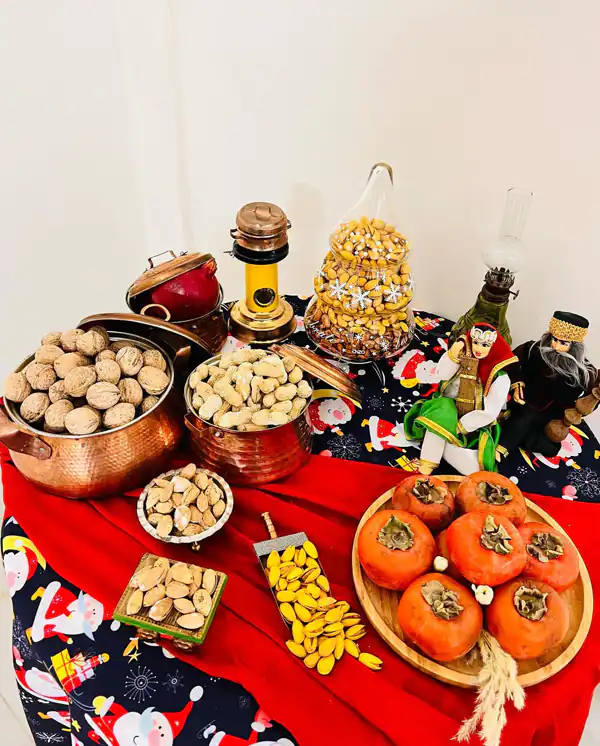 عکس تزیین شب یلدا ۱۴۰۴