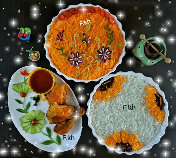 چیدمان میز شام شیک