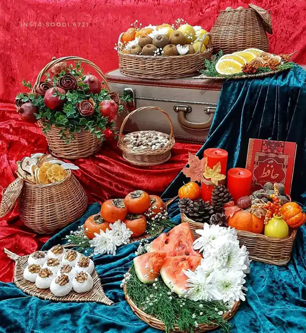دیزاین شب یلدا برای عروس