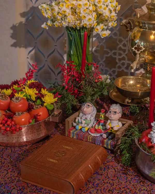 دیزاین شب یلدا برای عروس
