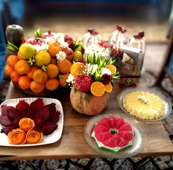 دیزاین شب یلدا برای عروس