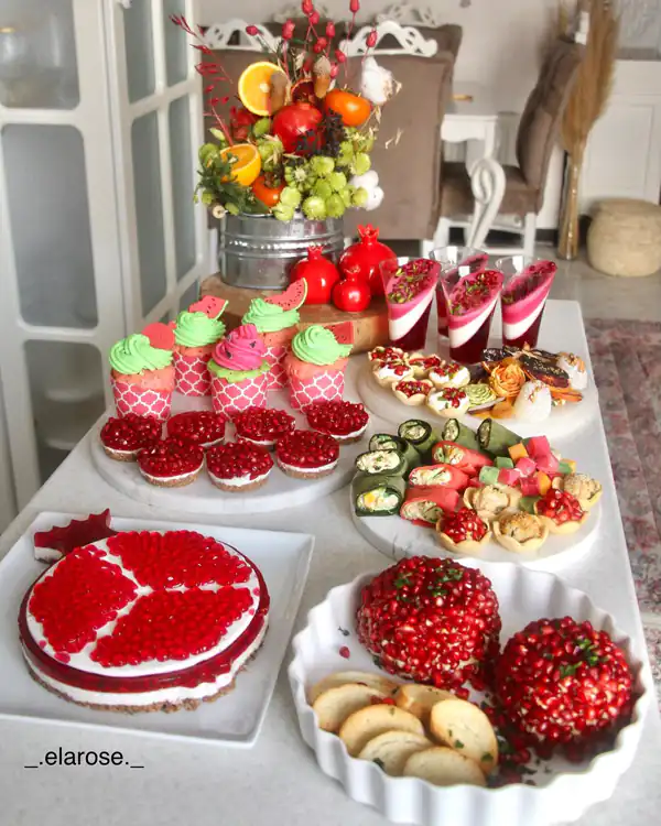 دیزاین شب یلدا برای عروس