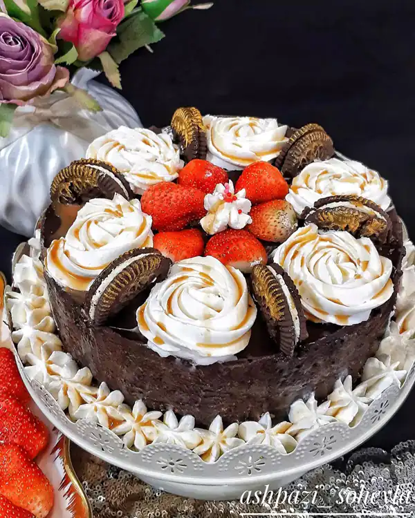 ایده تزیین کیک خانگی
