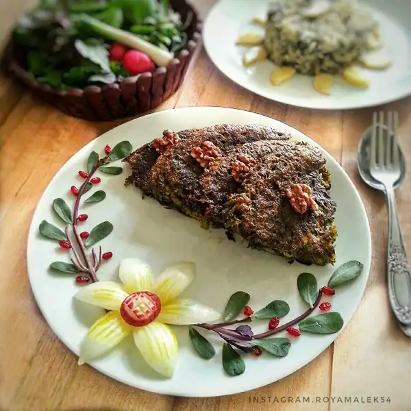 ایده تزیین کوکو سبزی