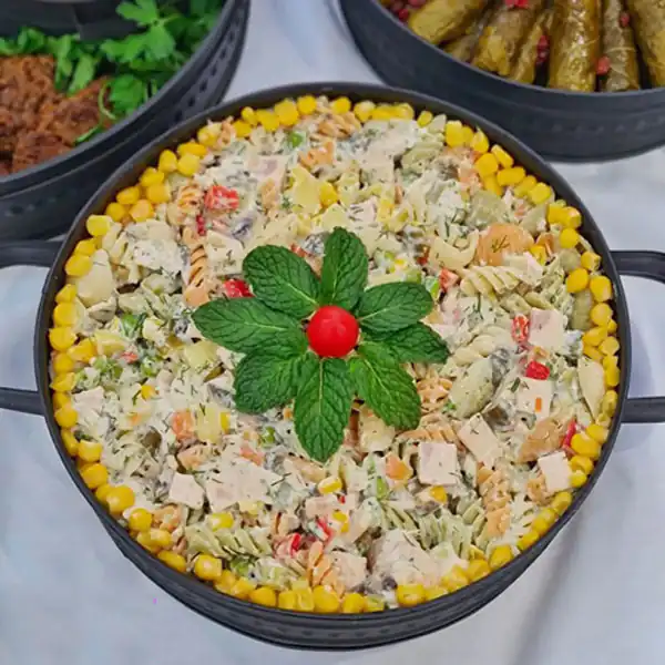 ایده تزیین سالاد ماکارونی