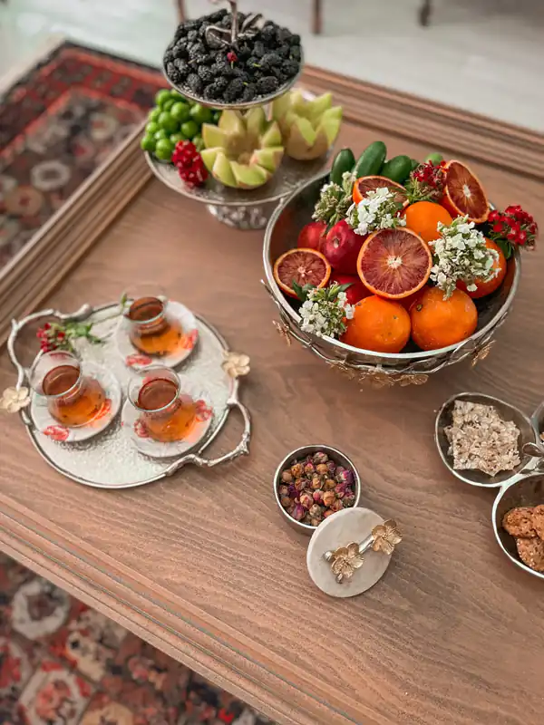 میز عصرانه پاییزی