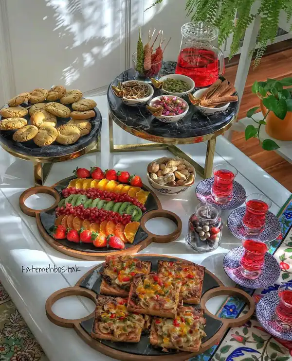 میز عصرانه زیبا
