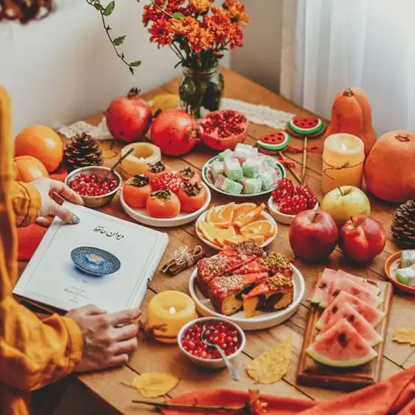 میز شب یلدا