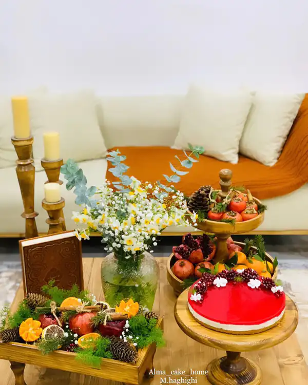 میز شب یلدا ساده