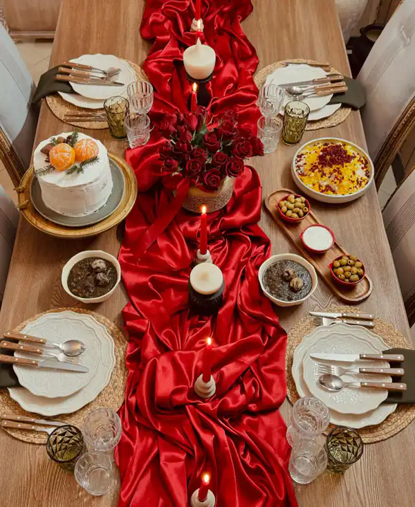 میز شام پاگشای عروس